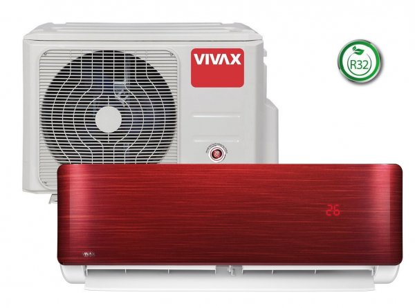 VIVAX Nástěnné klimatizace ACP-12CH35AERI - RED - R32